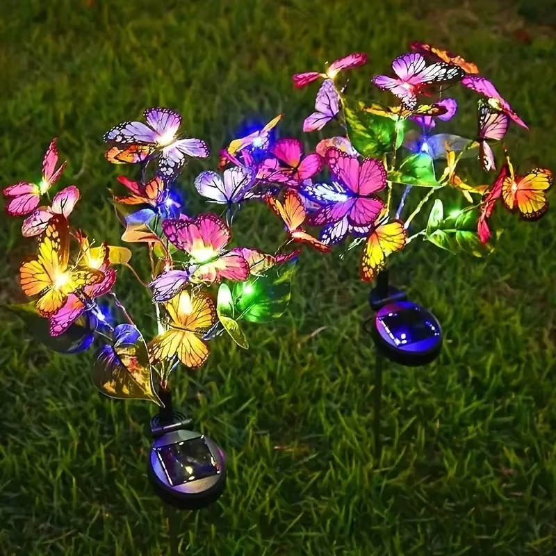 🔥 Zeitlich begrenztes Angebot | 🦋 Solarbetriebene Schmetterlingslampe für den Außenbereich 💐