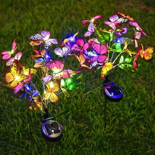 🔥 Zeitlich begrenztes Angebot | 🦋 Solarbetriebene Schmetterlingslampe für den Außenbereich 💐