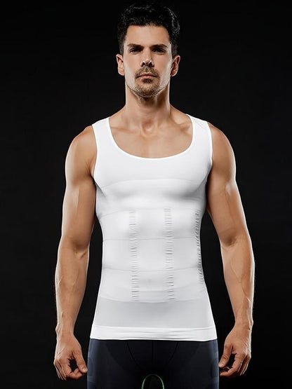 🔥 💪Kompressionsshirt für Herren, Slim Fit, figurformendes Unterhemd✨ Zwei Stück für nur 23,99 Euro