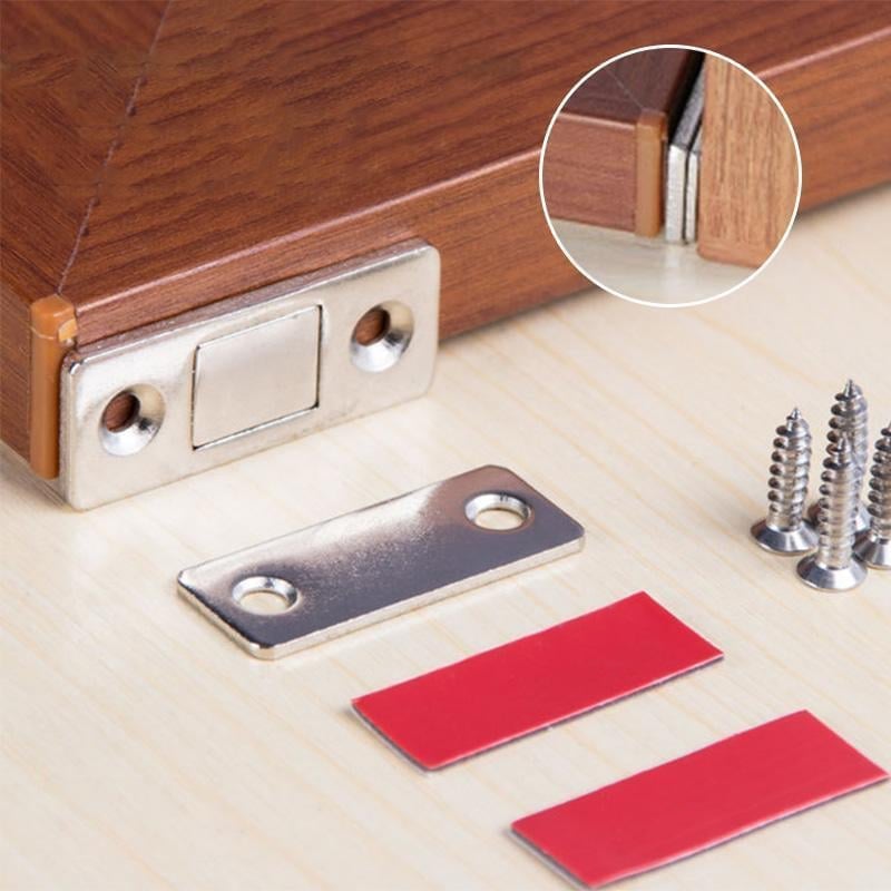 ✨ 56% RABATT! 🧲 Ultradünner Magnetverschluss für Schränke – Unsichtbare Installation, Starke Haftkraft & Ordnung für Zuhause 🚪📦