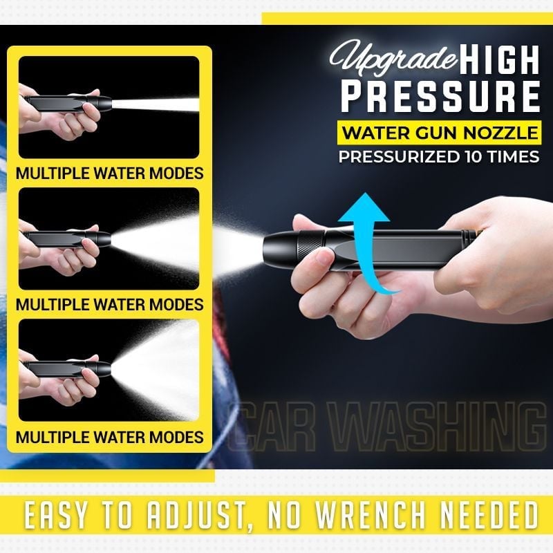 📢📢LETZTER TAG DES AUSVERKAUFS: € 12.99!!🚀Hochdruck-Sprühdüse – Zu Hause waschen, viel sparen! 🔥💦