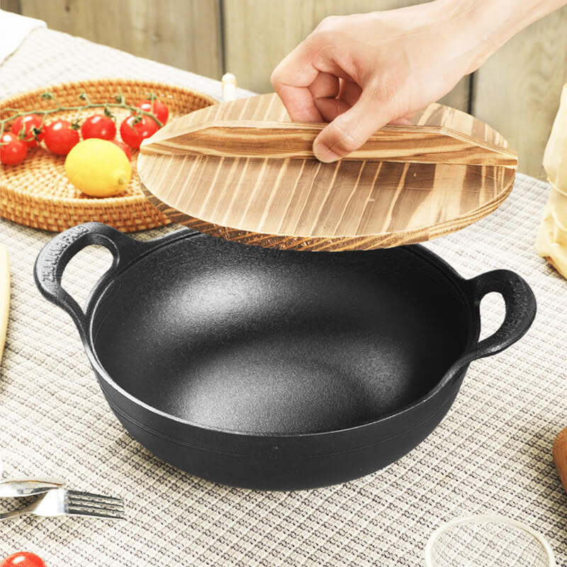 🍳🔥 Unbeschichteter dicker Eisen-Topf – 50% RABATT! Robust, hitzebeständig, langlebig – perfekt für scharfes Anbraten & gesundes Kochen. 💪✨