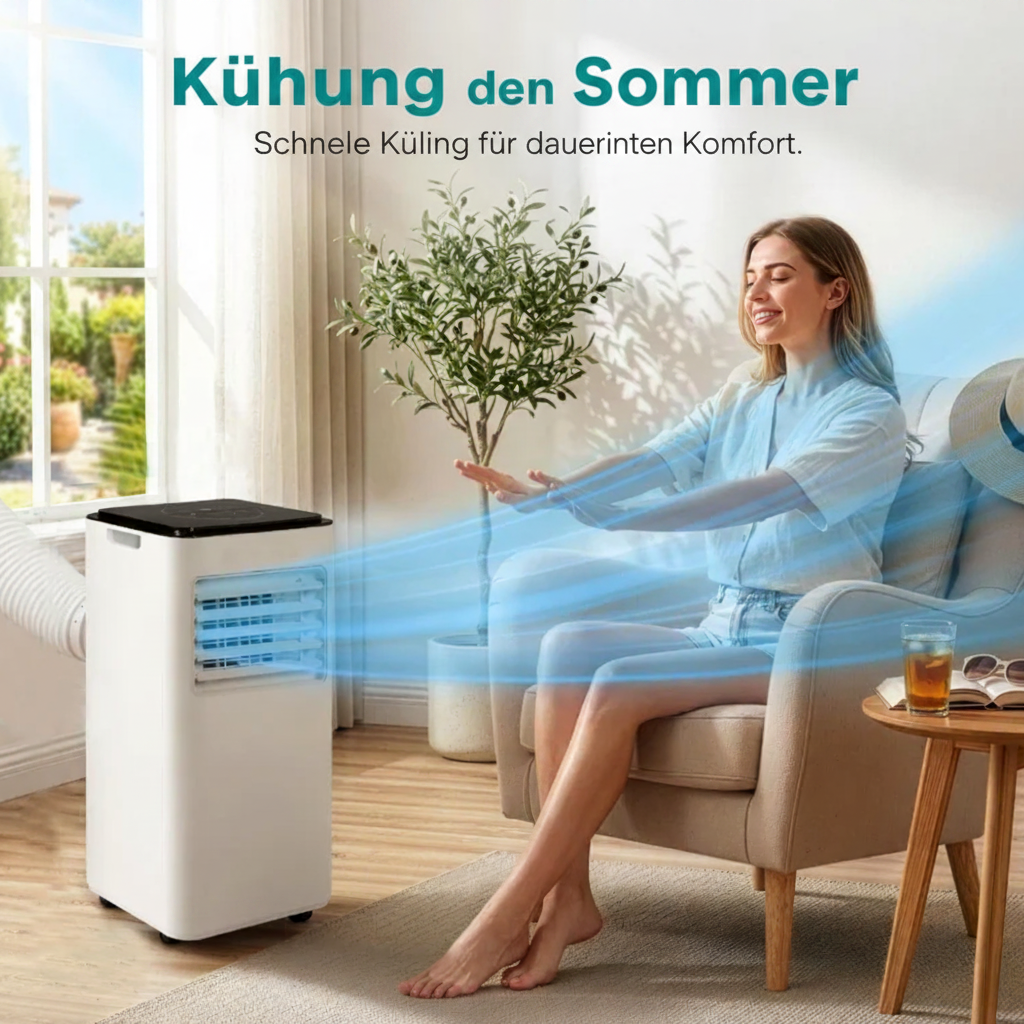 🌬️Tragbare 3-in-1-Klimaanlage mit Ventilator & Luftreiniger