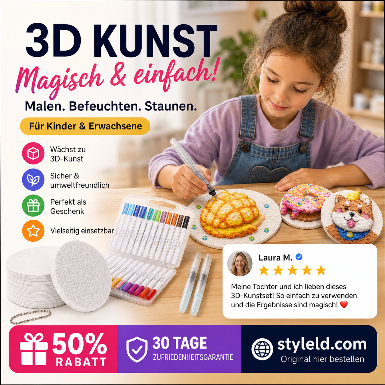 🎄Weihnachtsverkauf 49% Rabatt ✨Schaumstruktur-Malpapier 🎁Kaufe 3 zahle nur 2 & Kostenloser Versand