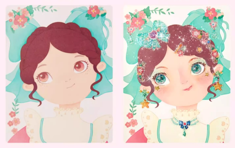 🔥Sonderangebot 50% Rabatt💝3-in-1-Spielset zum Ankleiden und Schminken einer Prinzessin💅