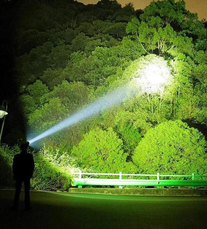 ✨75% Rabatt am letzten Tag des Verkaufs✨ Superhelle, leistungsstarke, hohe Lumen, lange taktische Taschenlampen mit wiederaufladbarer Batterie