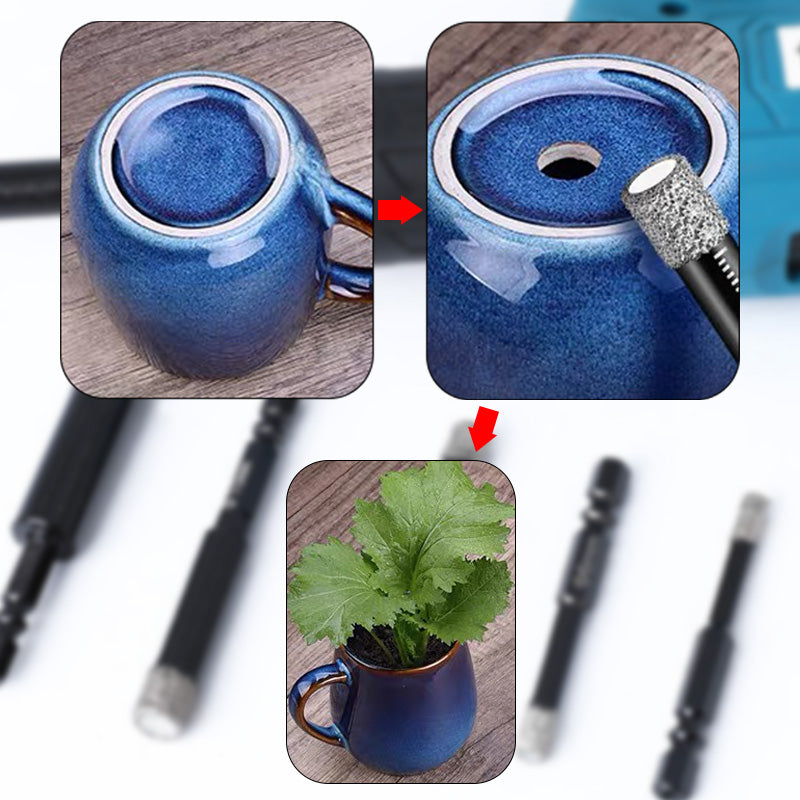 🌸Herbstschlussverkauf🌸Zeitlich begrenzt 45%RABATT💕Hex Schaft Bohrer für Marmor/Fliese/Stein🛠️