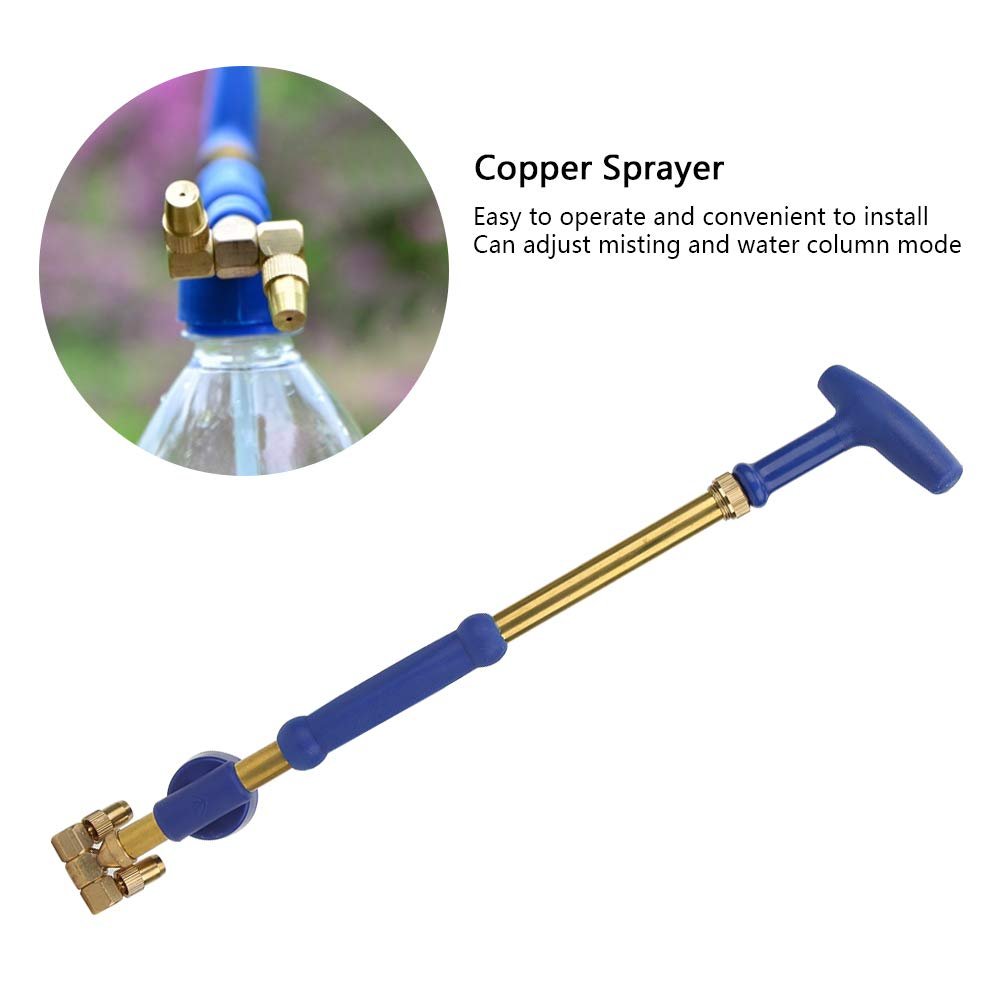 Black Friday Sale 🔥Doppelköpfige Kupferstab-Luftdruck-Hand-Push-Pull-Universalspritzpistole – zum Gießen von Blumen, Desinfizieren usw.