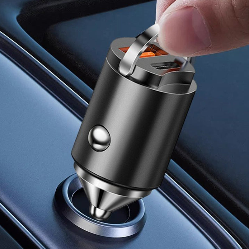 🚗🚗Sicheres Schnellladen unterwegs⚡⚡Auto-Ladegerät mit 30W und mehrfachen Schutzkreisen