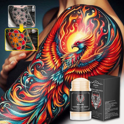 Tattoo Pflege Stick für leuchtende Farben & geschmeidige Haut – Farbfixierende Creme für neue und alte Tattoos