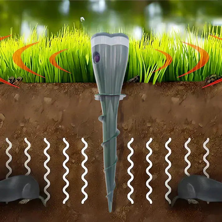 ⏰ 57 % RABATT – NUR NOCH 48 STUNDEN! ☀️💧 Wasserdichter Maulwurfsabwehr – solarbetrieben! 🐭🚫