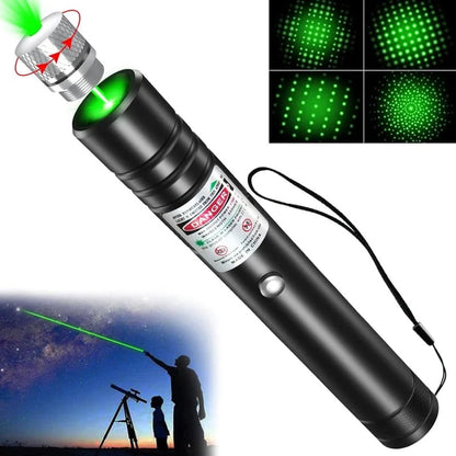 Einpunkt-Laserlicht in Rot und Grün