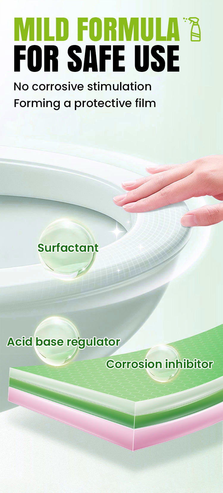🌿🧼【Hochwirksamer Oxalsäure-Reiniger】– Ein Sprühstoß, ein Wisch und hartnäckige Flecken verschwinden sofort! 🚫🧽