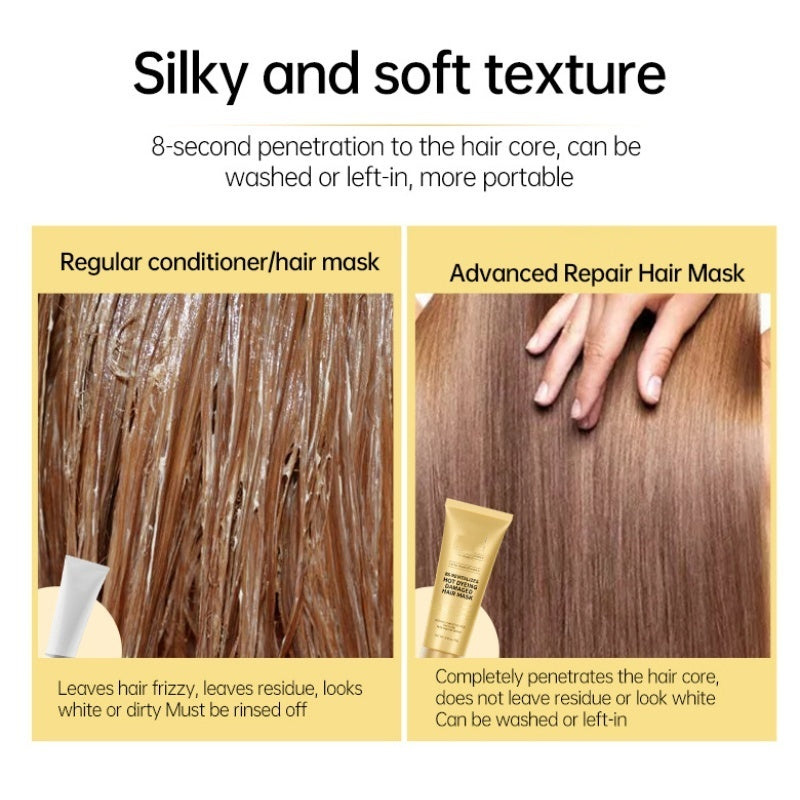 🔥8-Sekunden-Revitalisierende Haarmaske für trockenes und strapaziertes Haar
