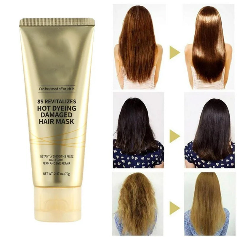 🔥8-Sekunden-Revitalisierende Haarmaske für trockenes und strapaziertes Haar