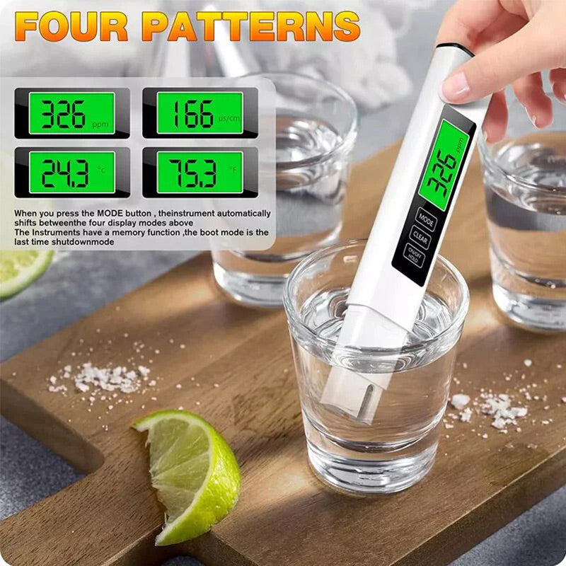 Multifunktionaler Prüfstift für die Wasserqualität