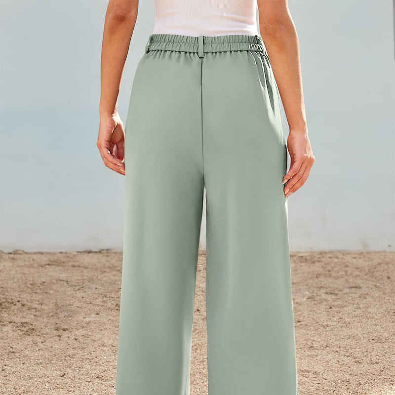🌸 Zeitlich begrenzter Sale! 57 % Rabatt 👖 Damenhose mit hoher Taille und geradem Bein – minimalistischer Stil ✨