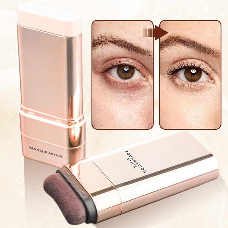 Feuchtigkeitsspendender und langanhaltender Foundation-Stick mit Pinsel