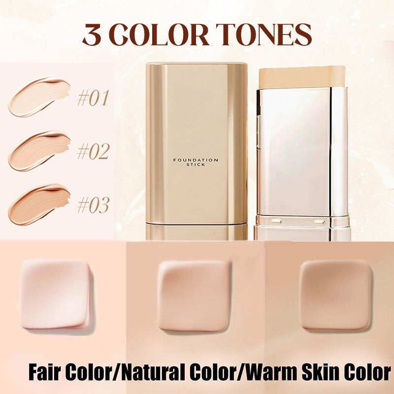 Feuchtigkeitsspendender und langanhaltender Foundation-Stick mit Pinsel