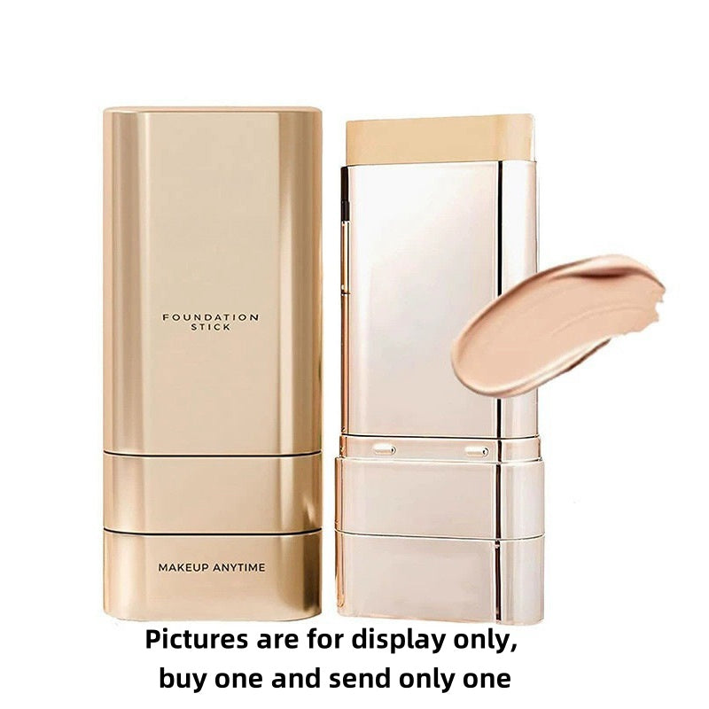 Feuchtigkeitsspendender und langanhaltender Foundation-Stick mit Pinsel