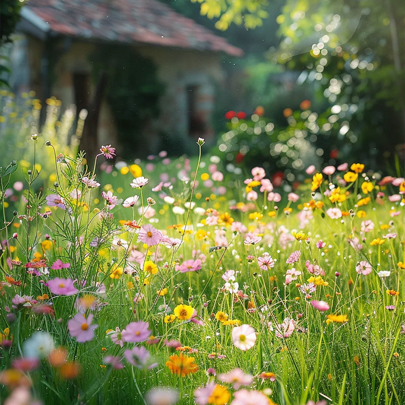 Bunte Wildblumen-Mischung: Blütenpracht das ganze Jahr! 🌸🌼🌺