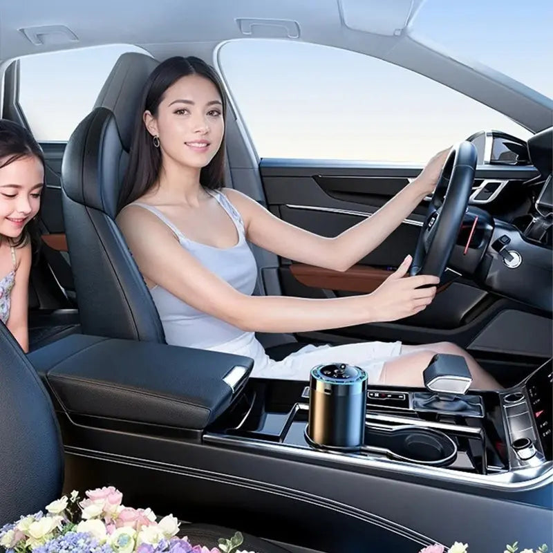 🚗✨ Auto-Duftspender mit Smart Start – Verwandelt Ihren Fahrzeuginnenraum sofort in eine Wohlfühloase! 🌿💧 5-stufige Nano-Zerstäubung, 300% intensivere Aromen – natürlich und anpassbar für jedes Auto. Elegantes Licht inklusive.