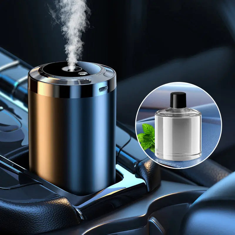 🚗✨ Auto-Duftspender mit Smart Start – Verwandelt Ihren Fahrzeuginnenraum sofort in eine Wohlfühloase! 🌿💧 5-stufige Nano-Zerstäubung, 300% intensivere Aromen – natürlich und anpassbar für jedes Auto. Elegantes Licht inklusive.