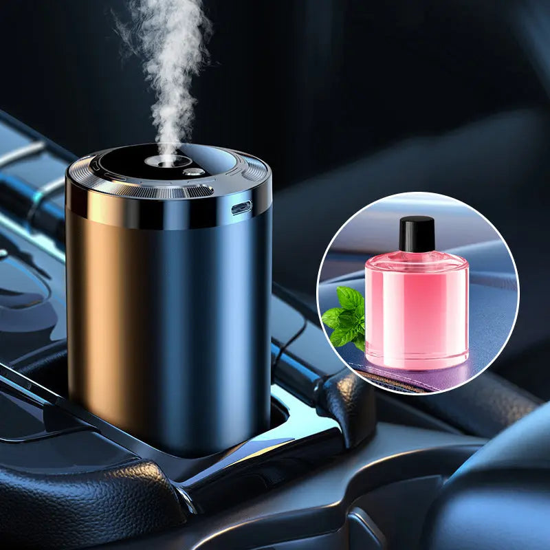🚗✨ Auto-Duftspender mit Smart Start – Verwandelt Ihren Fahrzeuginnenraum sofort in eine Wohlfühloase! 🌿💧 5-stufige Nano-Zerstäubung, 300% intensivere Aromen – natürlich und anpassbar für jedes Auto. Elegantes Licht inklusive.