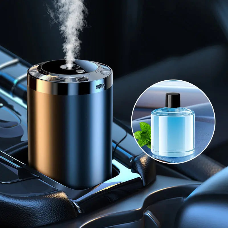 🚗✨ Auto-Duftspender mit Smart Start – Verwandelt Ihren Fahrzeuginnenraum sofort in eine Wohlfühloase! 🌿💧 5-stufige Nano-Zerstäubung, 300% intensivere Aromen – natürlich und anpassbar für jedes Auto. Elegantes Licht inklusive.
