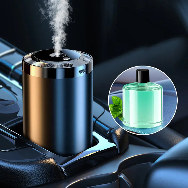🚗✨ Auto-Duftspender mit Smart Start – Verwandelt Ihren Fahrzeuginnenraum sofort in eine Wohlfühloase! 🌿💧 5-stufige Nano-Zerstäubung, 300% intensivere Aromen – natürlich und anpassbar für jedes Auto. Elegantes Licht inklusive.