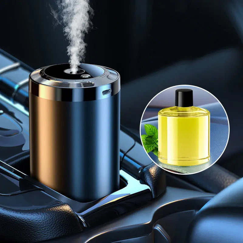 🚗✨ Auto-Duftspender mit Smart Start – Verwandelt Ihren Fahrzeuginnenraum sofort in eine Wohlfühloase! 🌿💧 5-stufige Nano-Zerstäubung, 300% intensivere Aromen – natürlich und anpassbar für jedes Auto. Elegantes Licht inklusive.