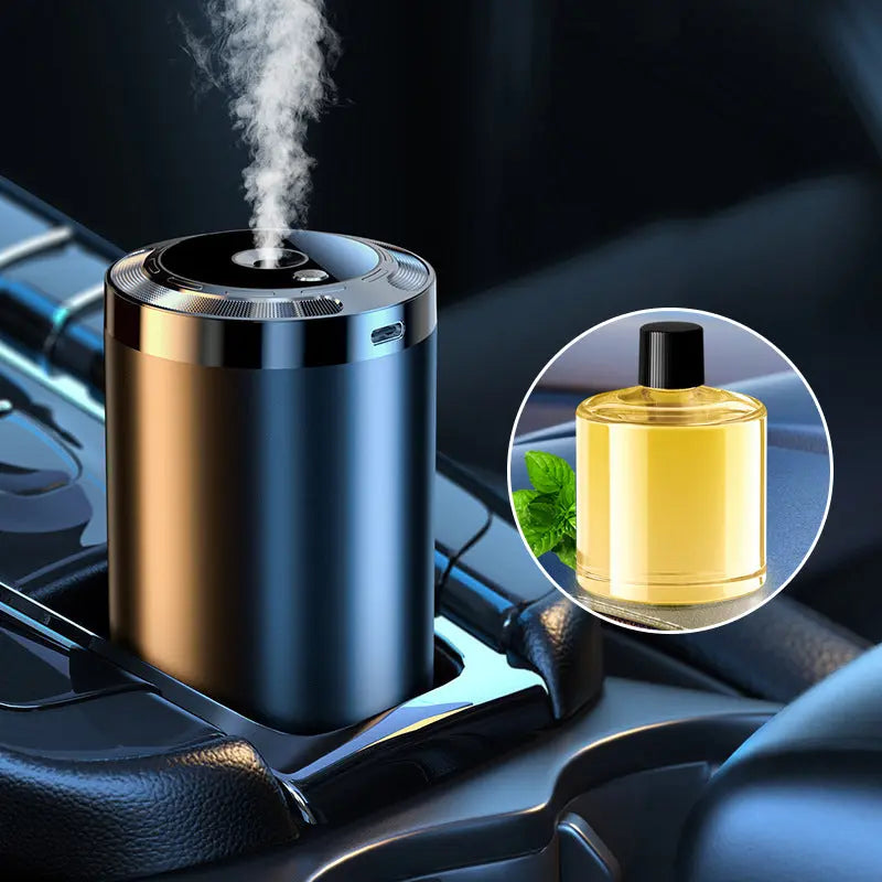 🚗✨ Auto-Duftspender mit Smart Start – Verwandelt Ihren Fahrzeuginnenraum sofort in eine Wohlfühloase! 🌿💧 5-stufige Nano-Zerstäubung, 300% intensivere Aromen – natürlich und anpassbar für jedes Auto. Elegantes Licht inklusive.