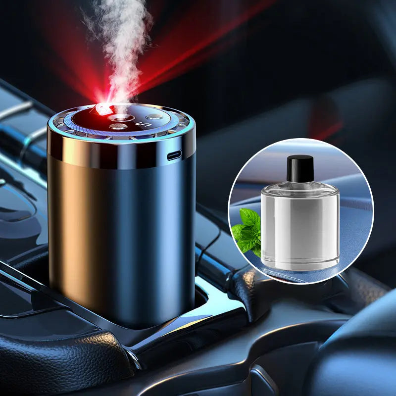 🚗✨ Auto-Duftspender mit Smart Start – Verwandelt Ihren Fahrzeuginnenraum sofort in eine Wohlfühloase! 🌿💧 5-stufige Nano-Zerstäubung, 300% intensivere Aromen – natürlich und anpassbar für jedes Auto. Elegantes Licht inklusive.