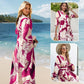 👗 60% RABATT! 🌸 Maxi-Blumenkleid für Damen mit V-Ausschnitt – Fließender Stoff, Romantisches Design & Perfekt für Den Sommer ☀️