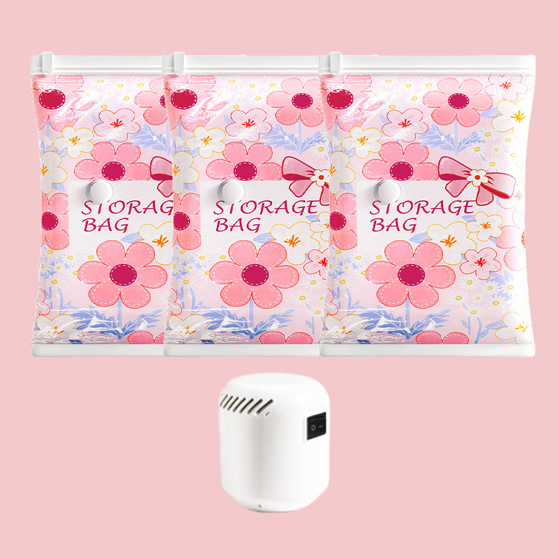 Platzsparende Vakuum-Aufbewahrungsbeutel