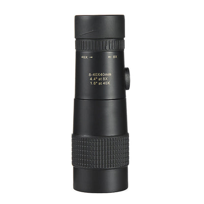 4K 8–40x40 mm Monokulares Teleskop mit Superteleobjektiv und Zoom