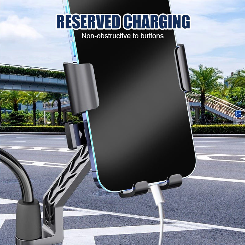 Erschütterungssicherer Handyhalter für Motorrad und Fahrrad