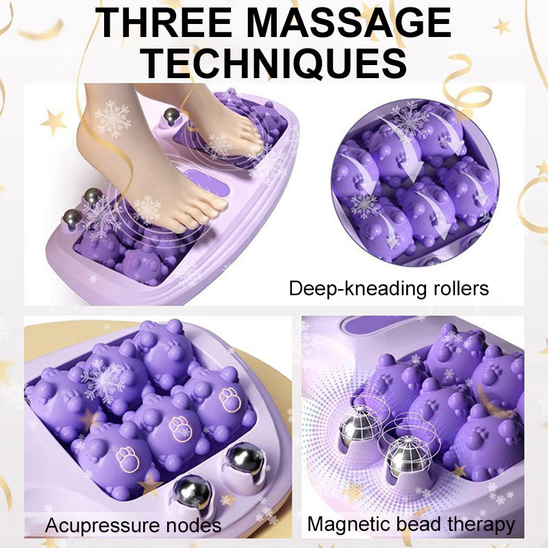 💜Tragbare Doppelfußmassagewalze💜