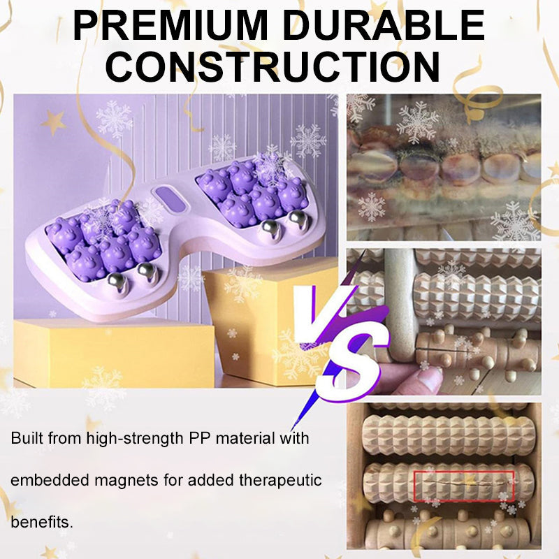 💜Tragbare Doppelfußmassagewalze💜