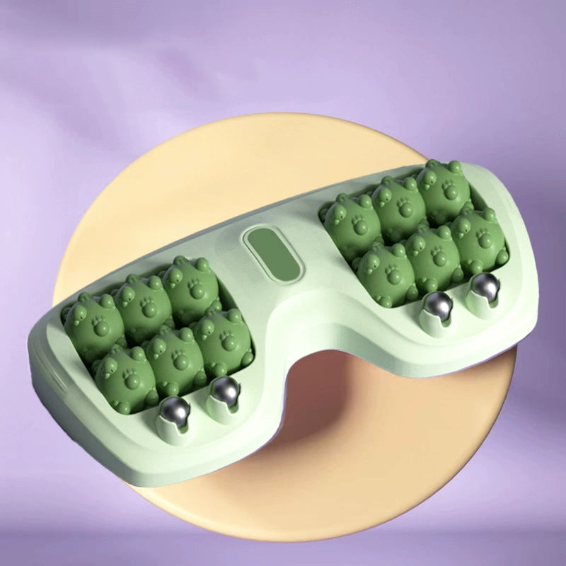 💜Tragbare Doppelfußmassagewalze💜