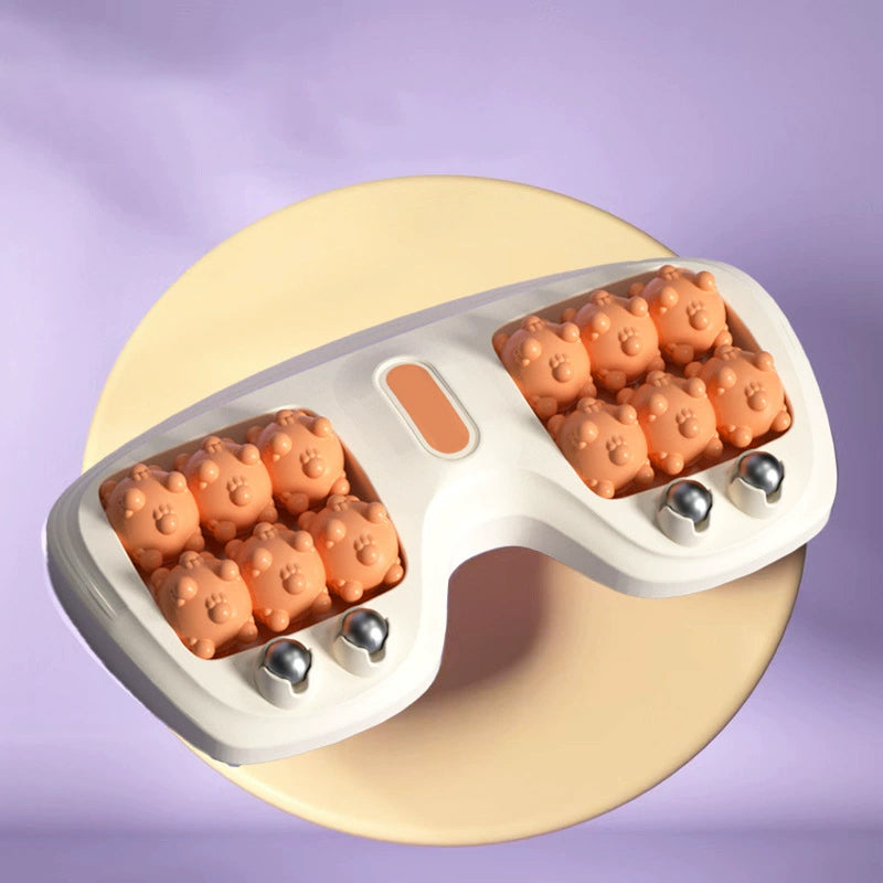 💜Tragbare Doppelfußmassagewalze💜