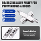 80/88 Riemenscheibe aus Zinklegierung für PVC-Fenster und -Türen