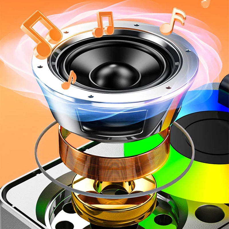 Geschenkauswahl – 3 in 1 – Kabelloser Bluetooth-Lautsprecher, Ladestation, Handyhalterung