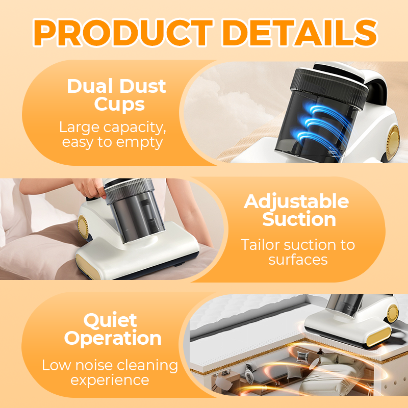 Leistungsstarker Matratzensauger