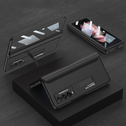 ✈️kostenloser Versand✈️2-in-1-Magnethülle mit gehärtetem Glas für Samsung Fold-Serie