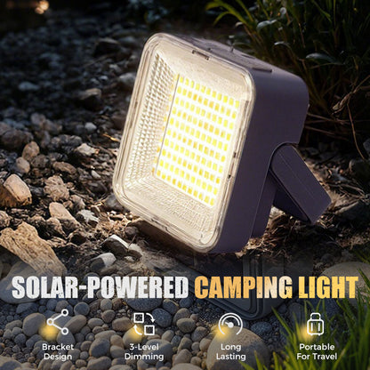 Tragbare, wasserdichte Solar-Campinglampe