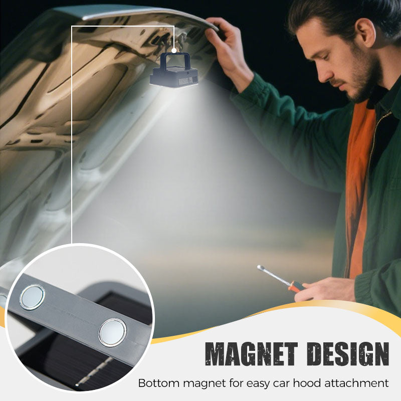 Tragbare, wasserdichte Solar-Campinglampe