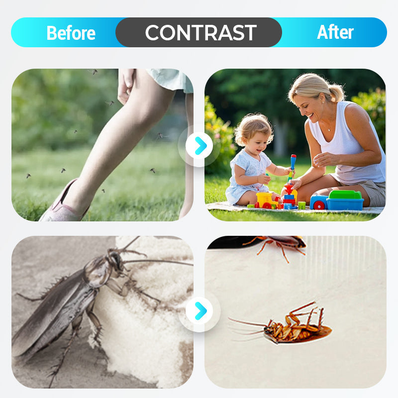 Leistungsstarker Insektenvernichter für drinnen und draußen