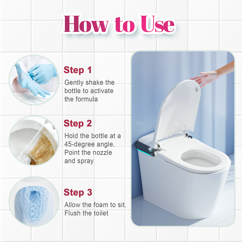 Leistungsstarkes WC-Schaumreiniger-Spray