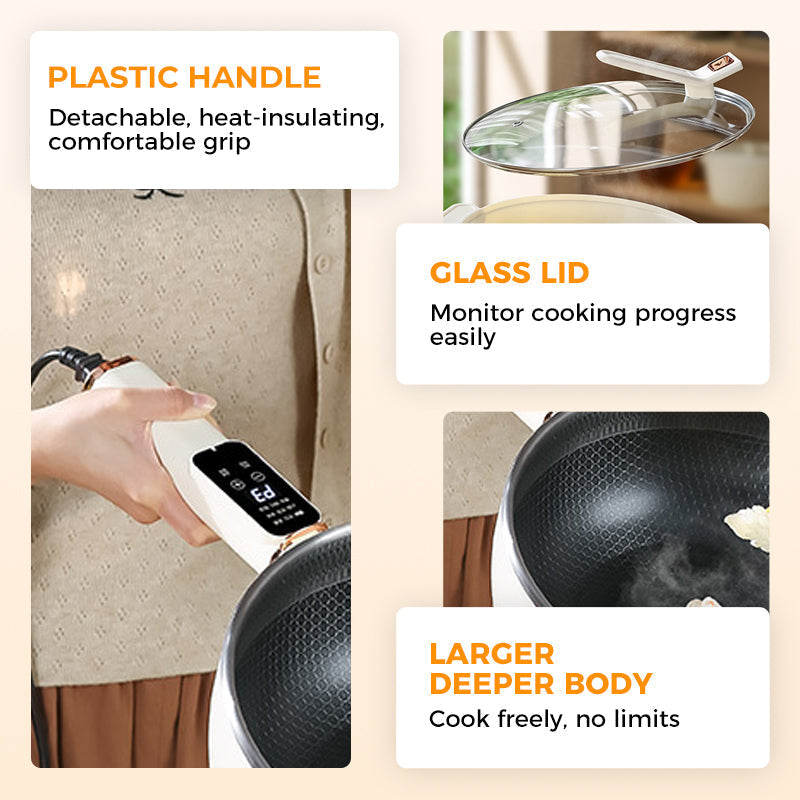 Elektrischer Antihaft-Wok